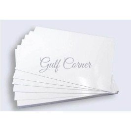 ستيكر ابيض لاصق